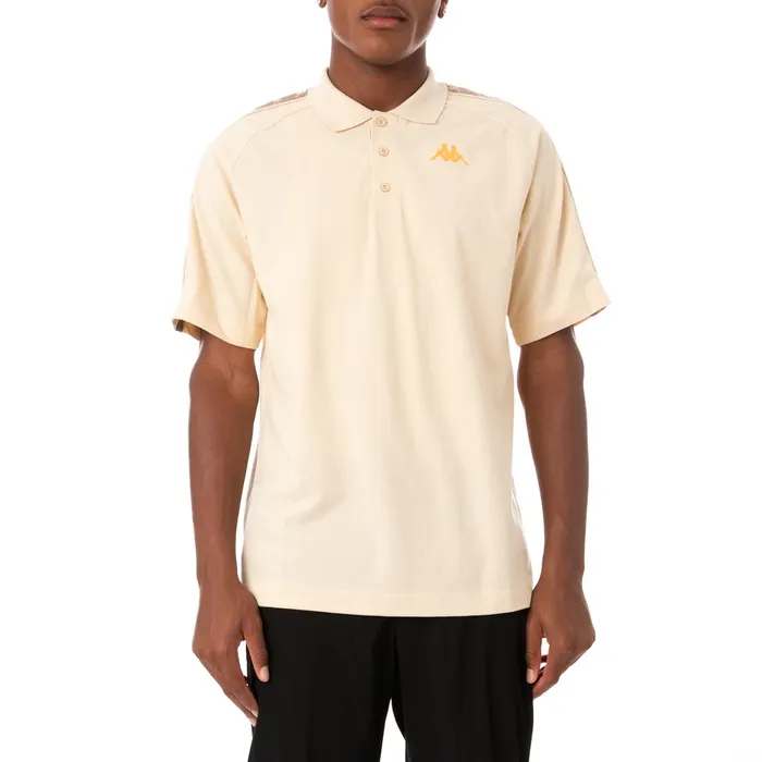 222 Banda Calsin Polo 8211 Beige Beige Kappa Mens TShirts On Sale