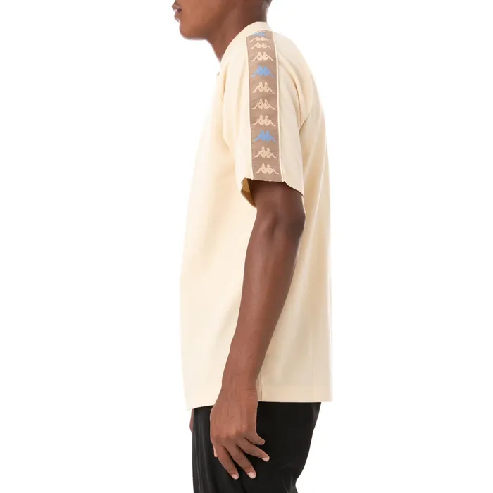 222 Banda Calsin Polo 8211 Beige Beige Kappa Mens TShirts On Sale