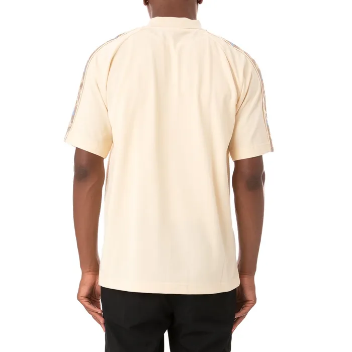222 Banda Calsin Polo 8211 Beige Beige Kappa Mens TShirts On Sale