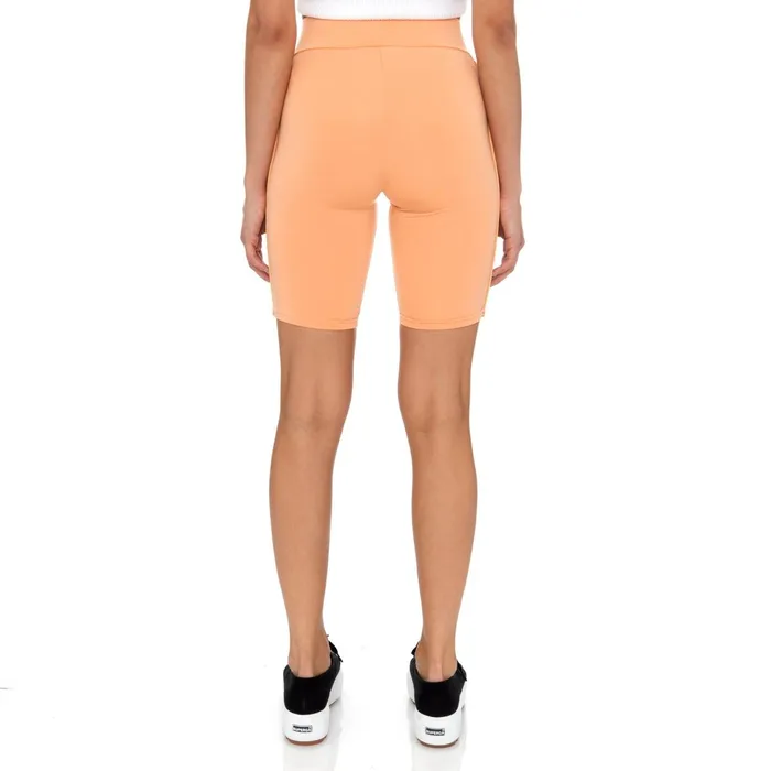222 Banda Cartin Bike Shorts 8211 Peach Pink Peach Pink Kappa Womens Shorts On Sale
