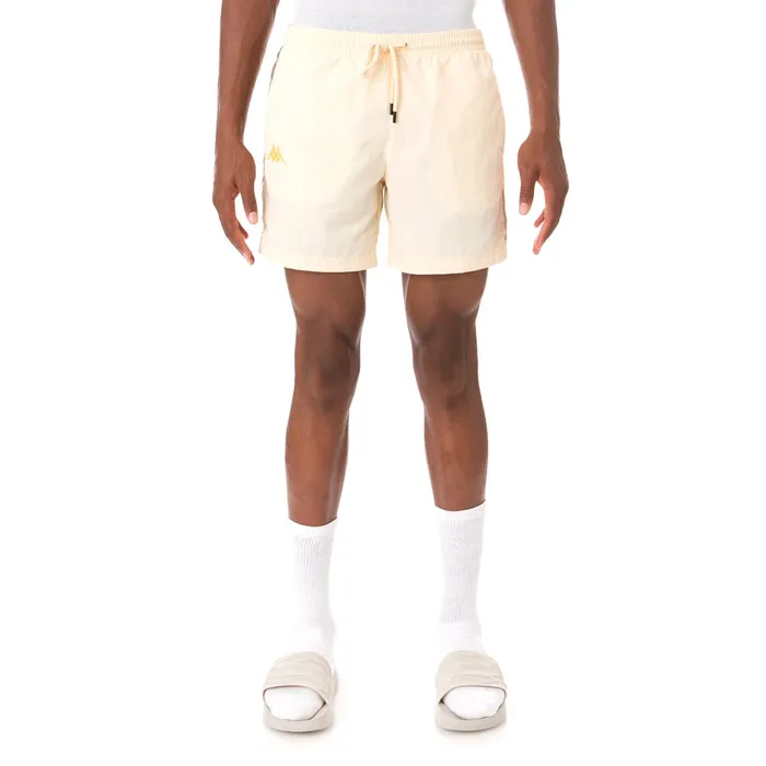 222 Banda Coneyn Swim Shorts 8211 Beige Beige Kappa Mens Shorts On Sale