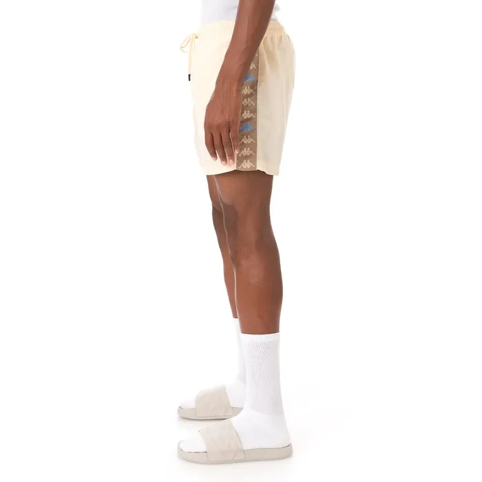 222 Banda Coneyn Swim Shorts 8211 Beige Beige Kappa Mens Shorts On Sale