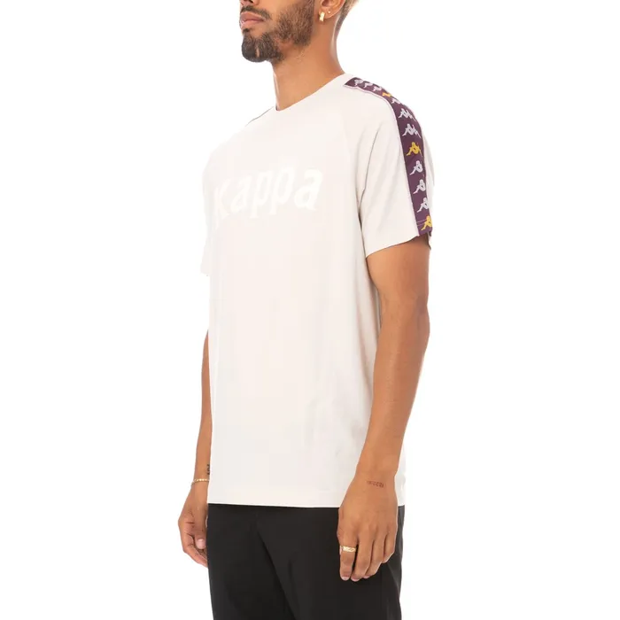 222 Banda Deto TShirt 8211 Grey Silver Grey Silver Kappa Mens TShirts Cheap On Sale