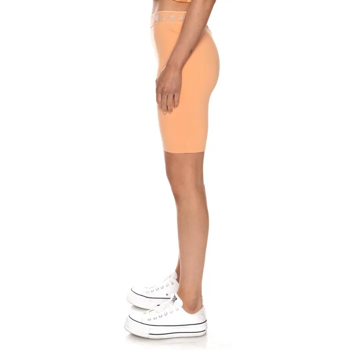 222 Banda Emilana Bike Shorts 8211 Peach Pink Peach Pink Kappa Womens Shorts Near Me