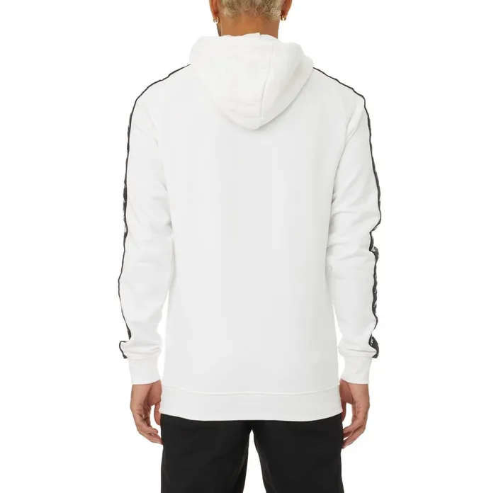 222 Banda Hurtado 2 Hoodie 8211 White Black White Black Kappa Mens Sweatsuits