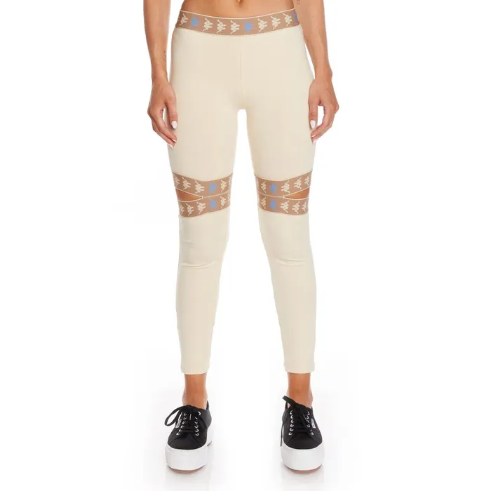 222 Banda Ikongo Leggings 8211 Beige Beige Kappa Womens Track Suits