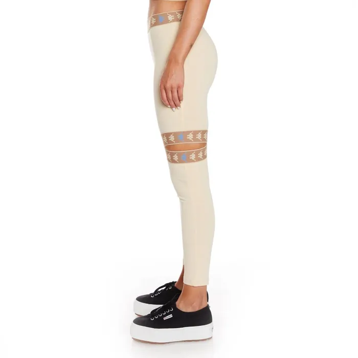 222 Banda Ikongo Leggings 8211 Beige Beige Kappa Womens Track Suits
