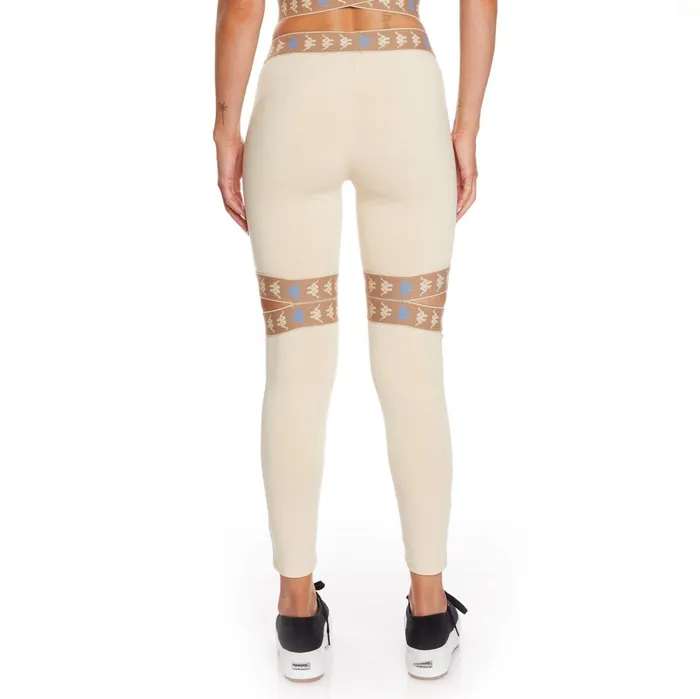 222 Banda Ikongo Leggings 8211 Beige Beige Kappa Womens Track Suits