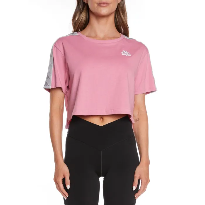 222 Banda Solok TShirt 8211 Pink Pink Kappa Womens TShirts Casaul