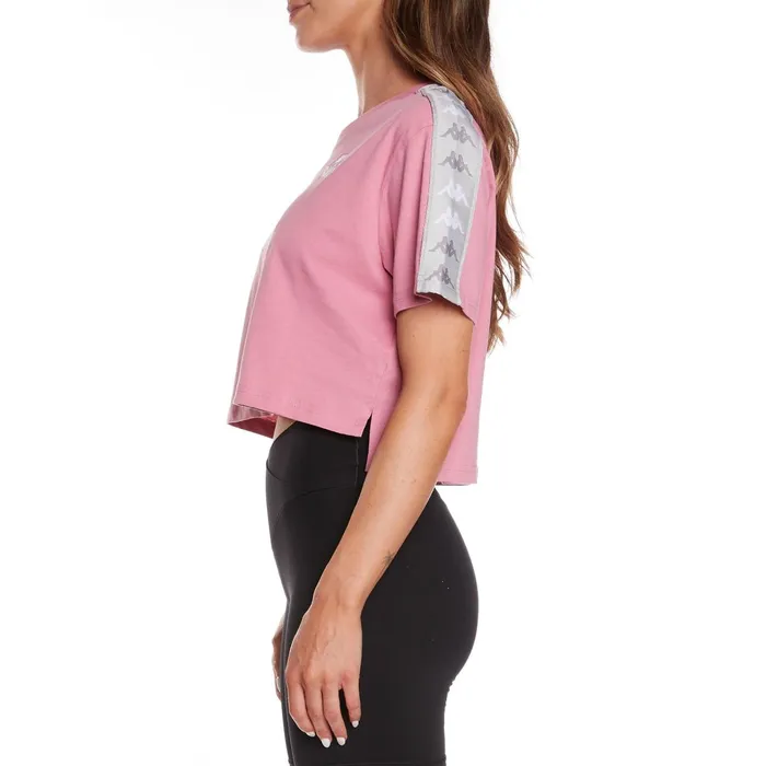 222 Banda Solok TShirt 8211 Pink Pink Kappa Womens TShirts Casaul