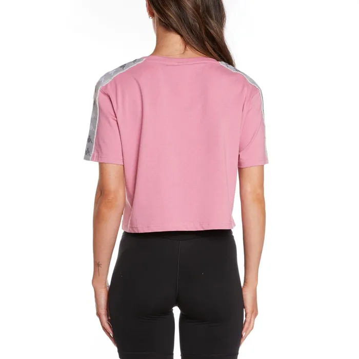 222 Banda Solok TShirt 8211 Pink Pink Kappa Womens TShirts Casaul