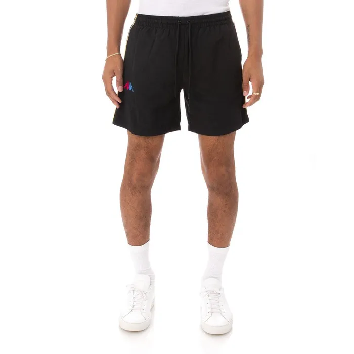 222 Banda Xtabi Swim Shorts 8211 Black Black Kappa Mens Swim Shorts Near Me