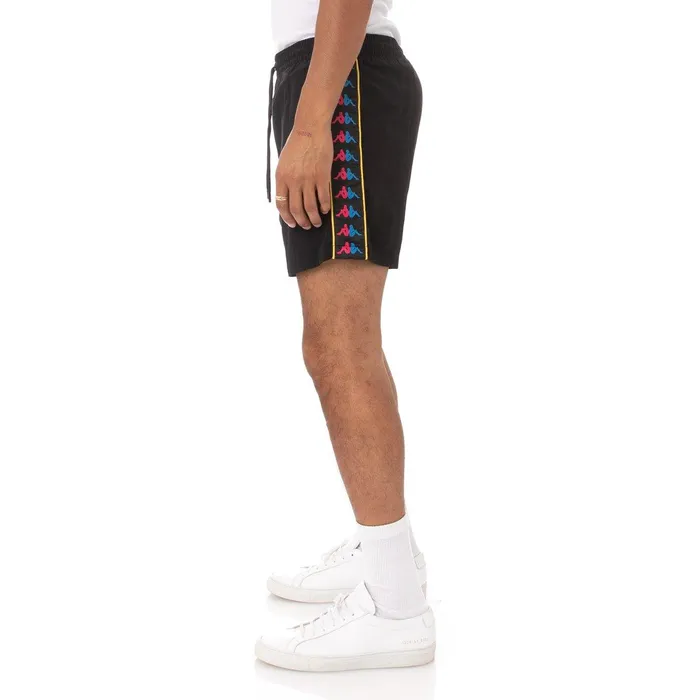 222 Banda Xtabi Swim Shorts 8211 Black Black Kappa Mens Swim Shorts Near Me