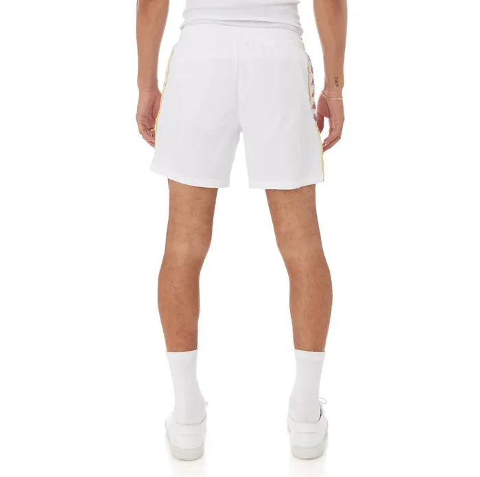 222 Banda Xtabi Swim Shorts 8211 White White Kappa Mens Swim Shorts Christmas Gift