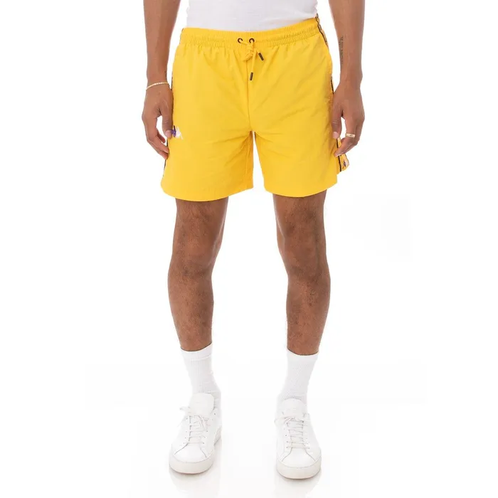 222 Banda Xtabi Swim Shorts 8211 Yellow Yellow Kappa Mens Shorts Casaul