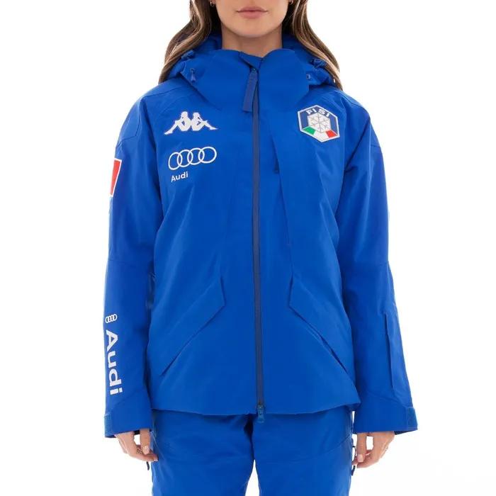 6Cento 612 Fisi Ski Jacket 8211 Blue Blue Kappa Womens Jackets