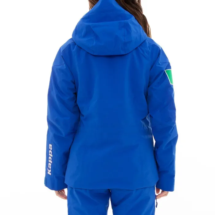 6Cento 612 Fisi Ski Jacket 8211 Blue Blue Kappa Womens Jackets