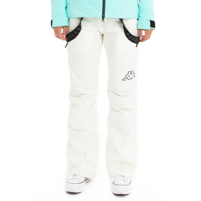 6Cento 634 Ski Pants 8211 White White Kappa Womens Trackpants Gift Near Me
