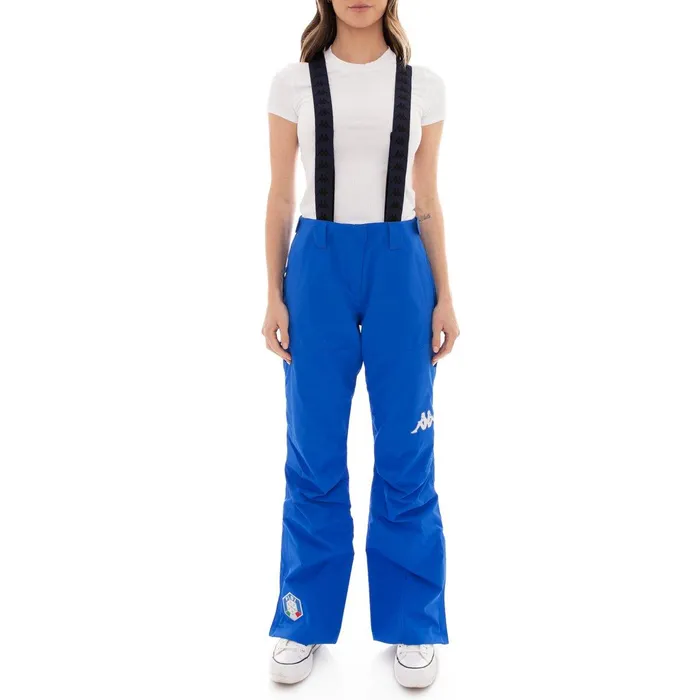 6Cento 665 Fisi Ski Pants 8211 Blue Blue Kappa Womens Trackpants On Sale