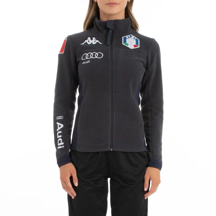 6Cento 688 Fisi Fleece Jacket 8211 Blue Blue Kappa Womens Jackets