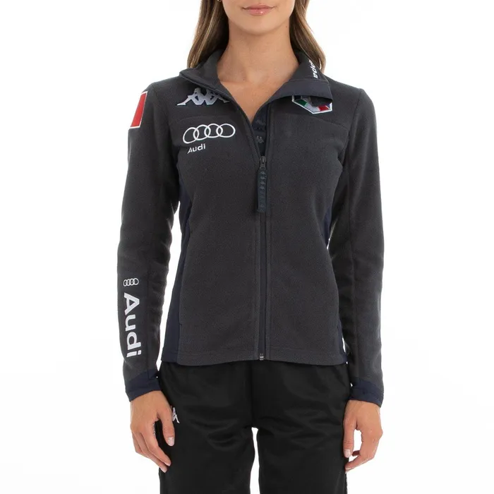 6Cento 688 Fisi Fleece Jacket 8211 Blue Blue Kappa Womens Jackets