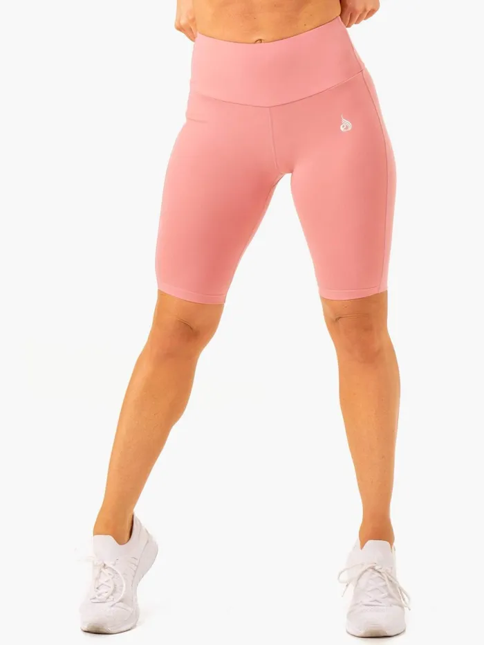 Action Bike Short 8211 Blush Pink Women Ryderwear Gym Shorts