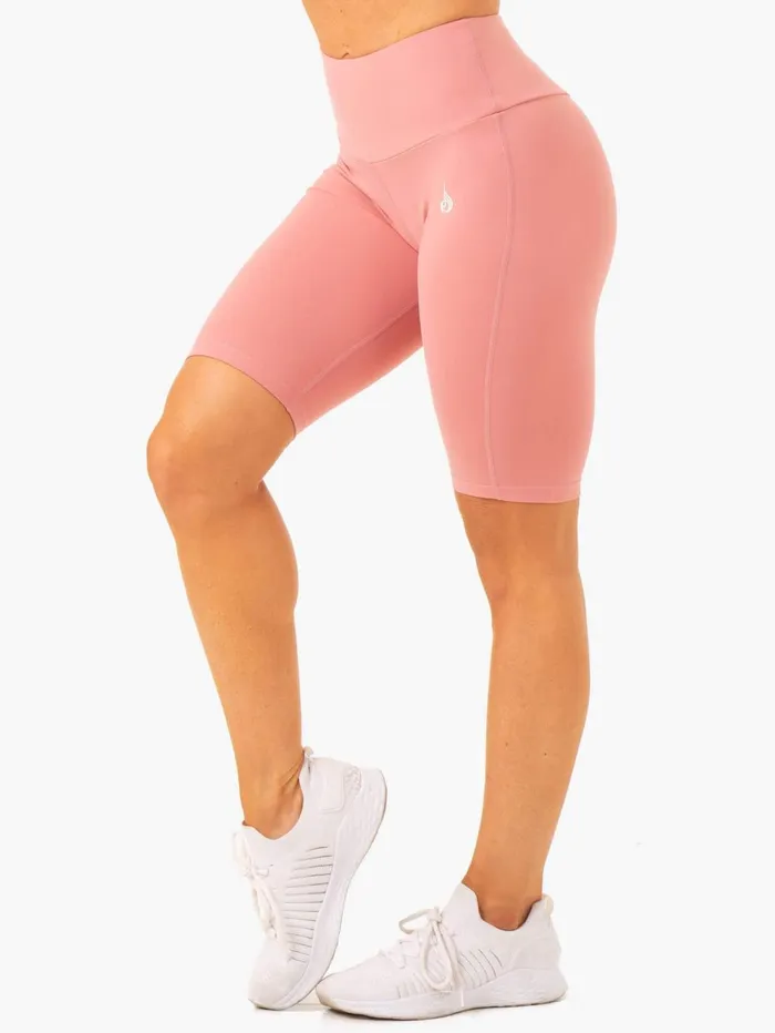 Action Bike Short 8211 Blush Pink Women Ryderwear Gym Shorts