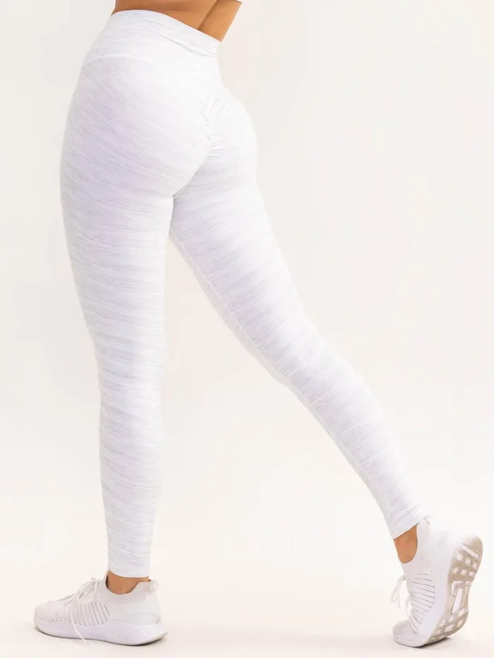 Activate Cross Over Scrunch Leggings 8211 Snow Grey Marl Women Ryderwear Leggings Activate Cross Over Scrunch Leggings 8211 Snow Grey Marl Women Ryderwear Leggings