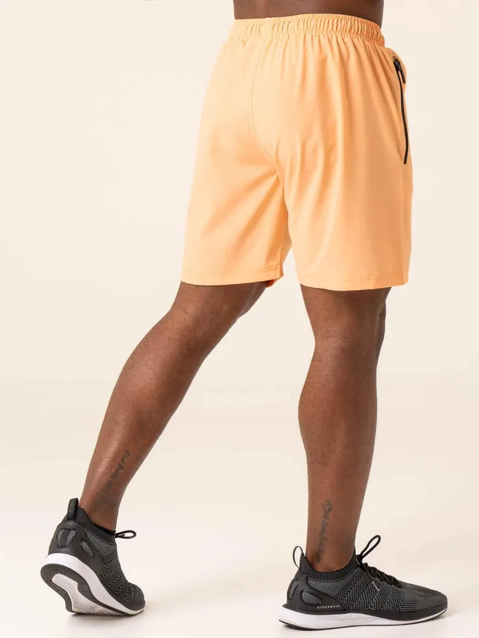 Adapt Training Short 8211 Orange Sherbet Men Ryderwear Gym Shorts