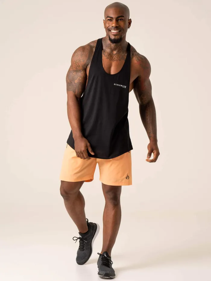 Adapt Training Short 8211 Orange Sherbet Men Ryderwear Gym Shorts