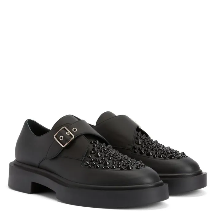 Adric Studs Black Men Giuseppe Zanotti Shoes