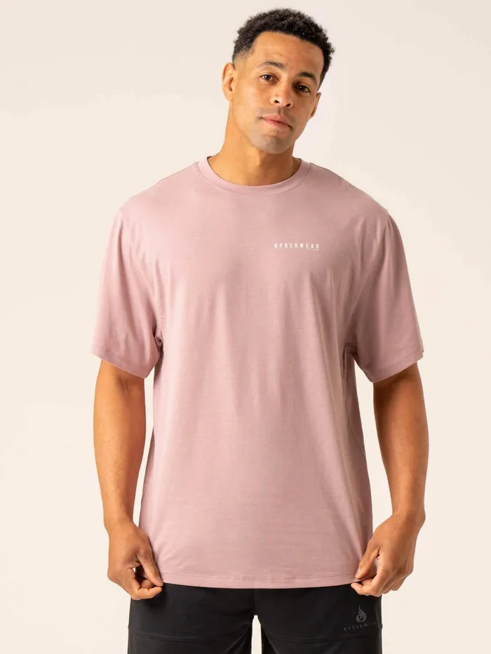 Advance Oversized TShirt 8211 Cinder Men Ryderwear TShirts