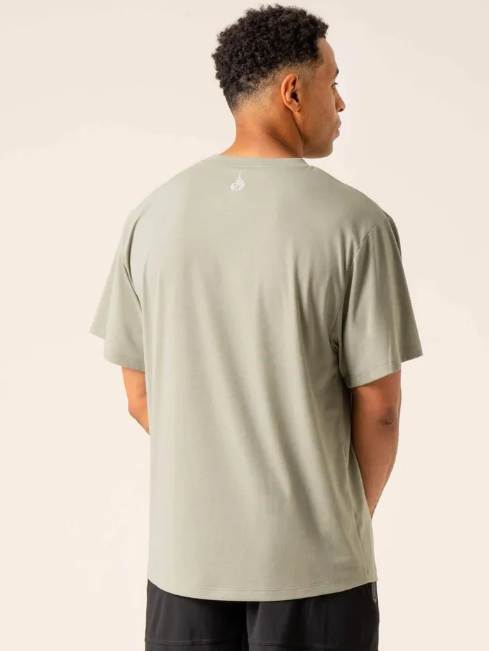 Advance Oversized TShirt 8211 Sage Men Ryderwear TShirts