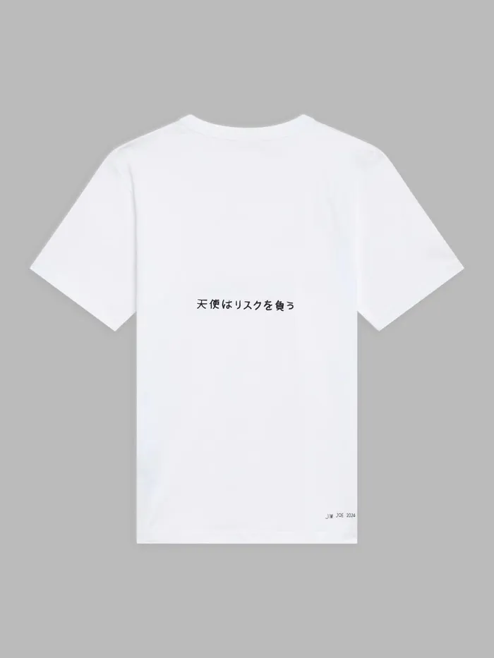 Agns B Artist039s Collection WomenMen White Le Mixte Artist Jim Joe Unisex Cotton Jersey Tshirt