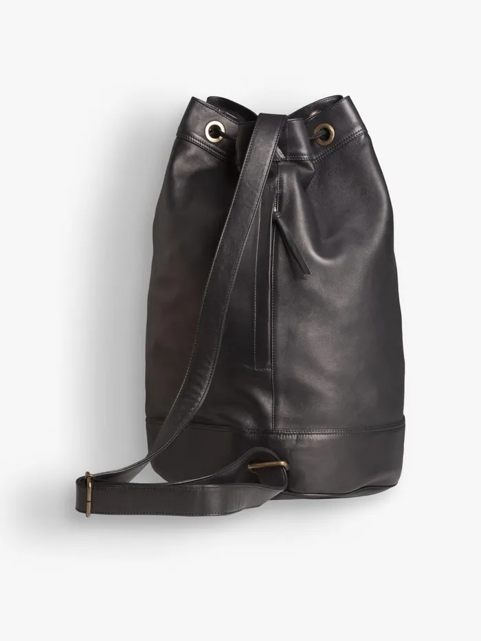 Agns B Bags Men Black Large Baluchon Bag In Lambskin Leather