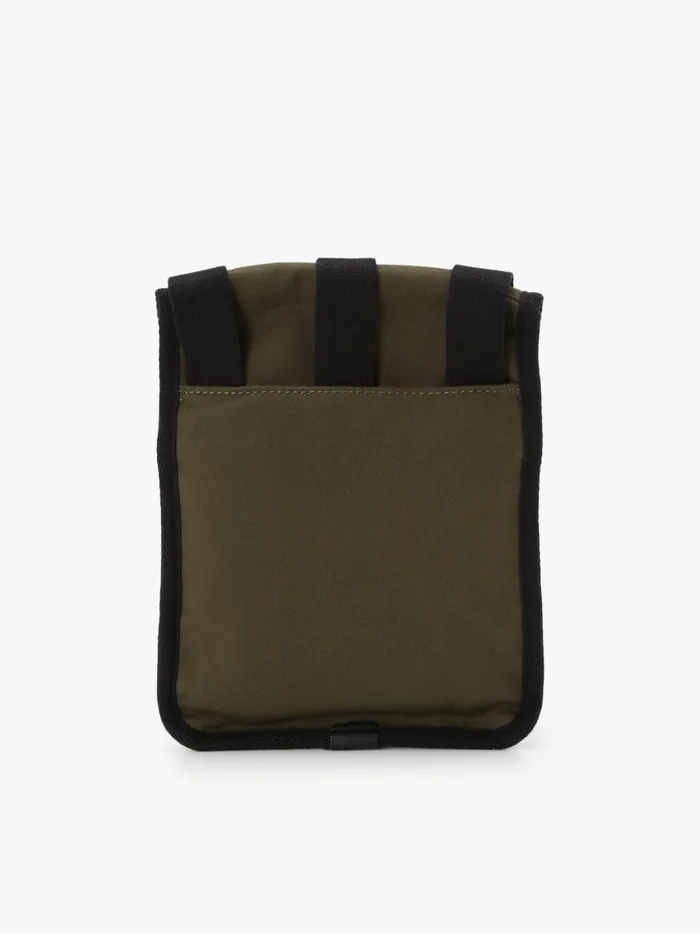 Agns B Bags Men Green Cotton Shoulder Bag