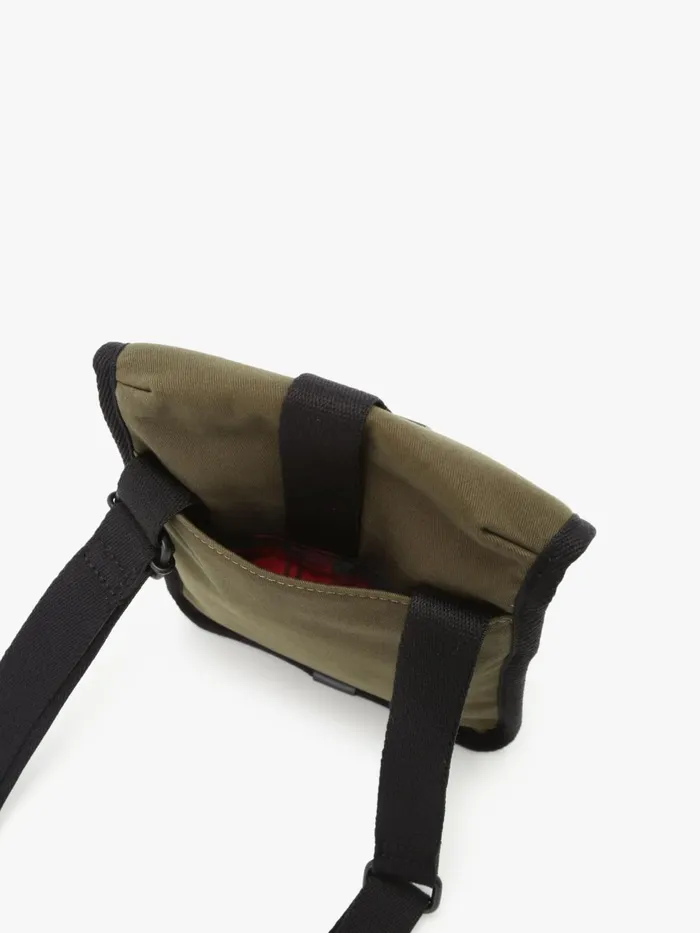 Agns B Bags Men Green Cotton Shoulder Bag