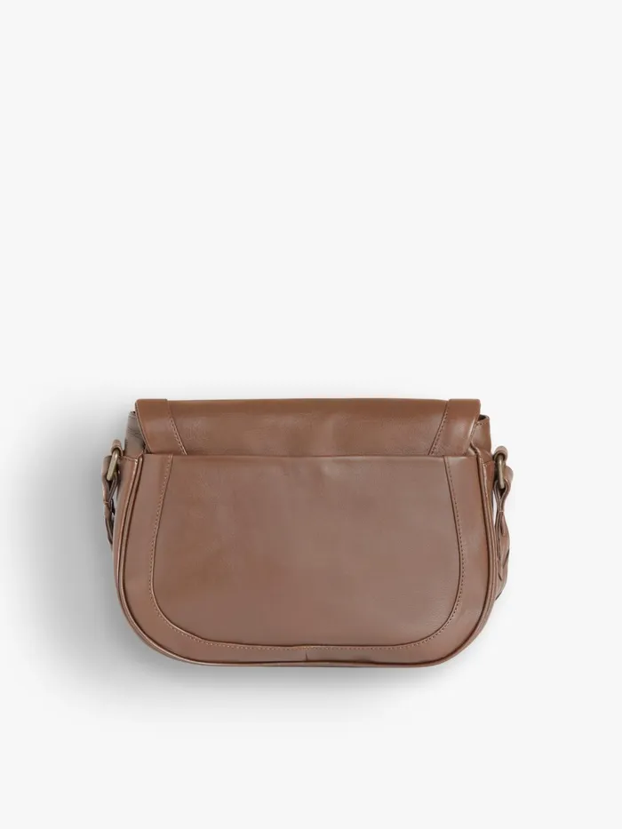 Agns B Bags Women Beige Leather Marnie Bis Shoulder Bag