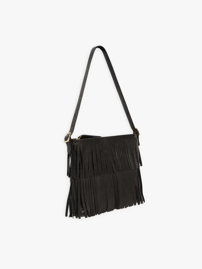 Agns B Bags Women Black Leather Carmen Shopper