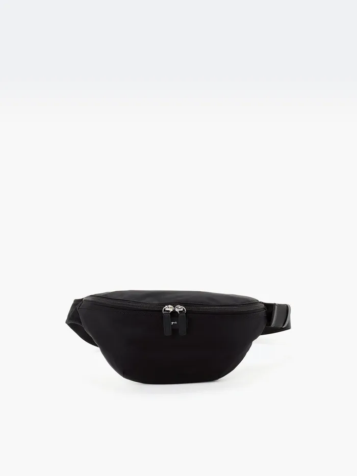 Agns B Bags Women Black Nylon Bum Bag