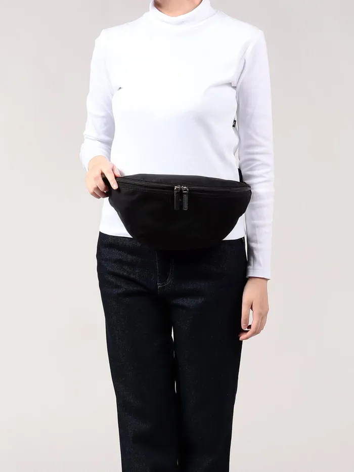 Agns B Bags Women Black Nylon Bum Bag