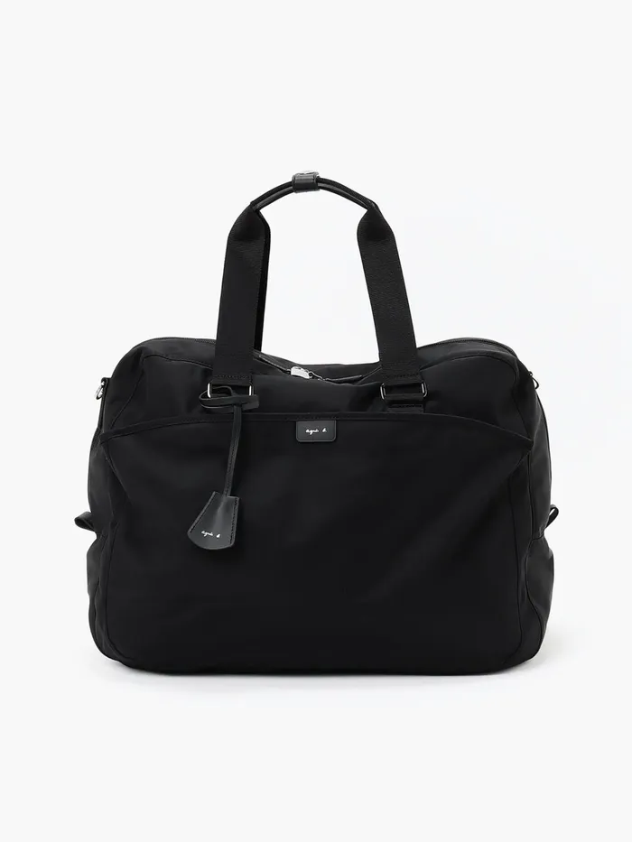 Agns B Bags Women Black Nylon Travel Bag