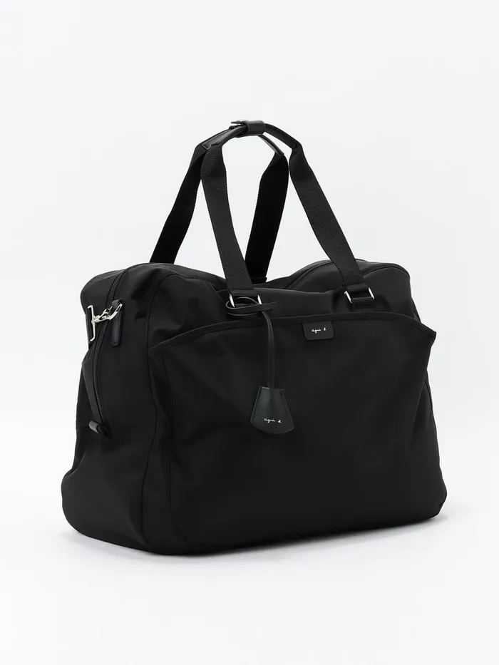 Agns B Bags Women Black Nylon Travel Bag