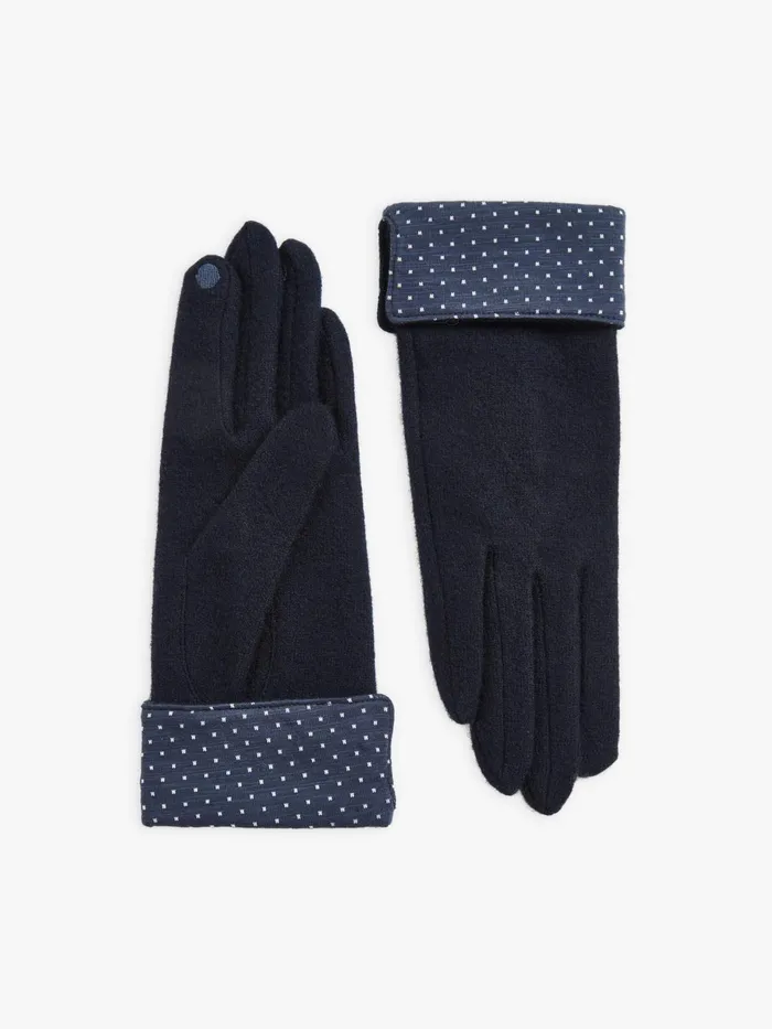 Agns B Beanies and Gloves Women Blue Wool Alice Gloves