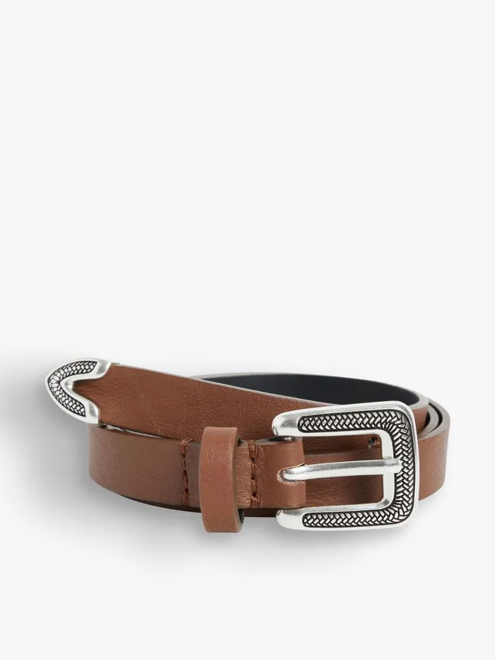 Agns B Belts Women Brown Plonge Lambskin Loane Belt