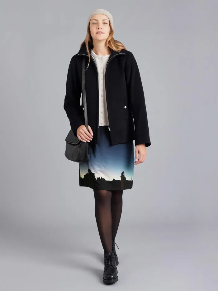 Agns B Cardigans Women Beige Le Classique Fleece Snap Cardigan