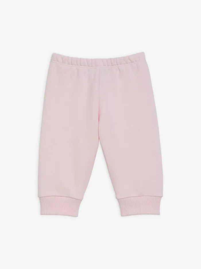 Agns B Clothing Children Turbo Cotton Fleece Pink Trousers