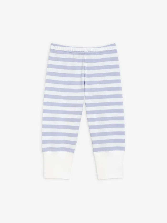 Agns B Clothing Children Turbo Striped Cotton Fleece Trousers