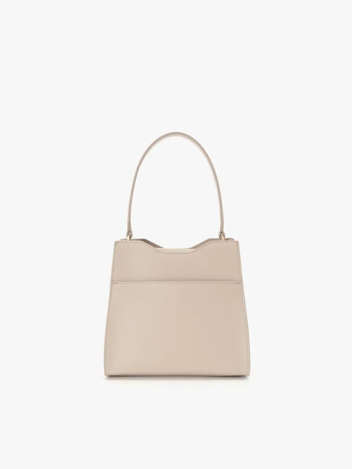 Agns B Handbags Women Beige Leather 034b034 Logo Bag