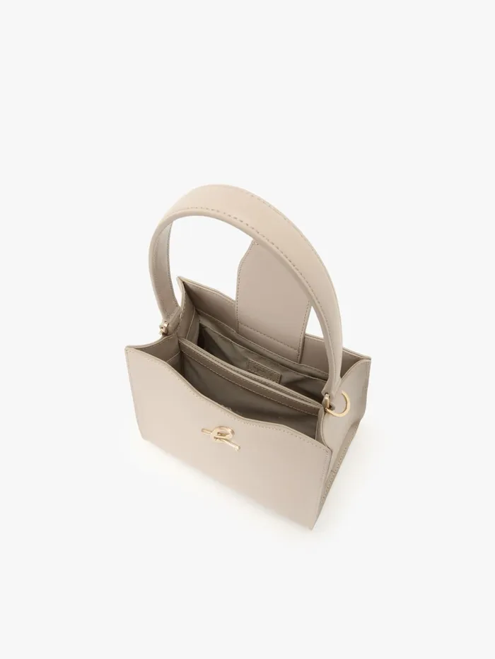 Agns B Handbags Women Beige Leather 034b034 Logo Bag